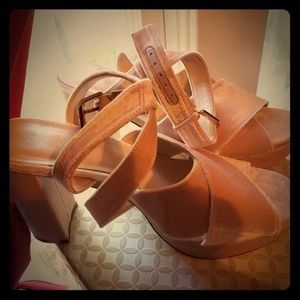 Platform sandal from Nine West.